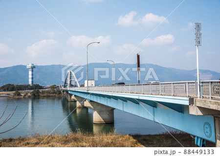 《岐阜県》海津市　長良川大橋 88449133