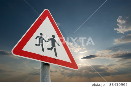 Crossing sign Crossing sign 88450965