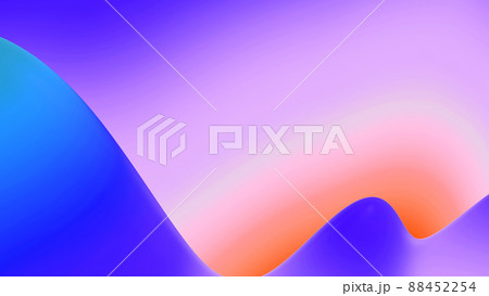 3d render. abstract fantastic background, liquid gradient of paint with internal glow forms hills or peaks like landscape in subsurface scattering material, mat color transitions. BLue orange 3d render. abstract fantastic background, liquid gradient of paint with internal glow forms hills or peaks like landscape in subsurface scattering material, mat color transitions. BLue orange 88452254