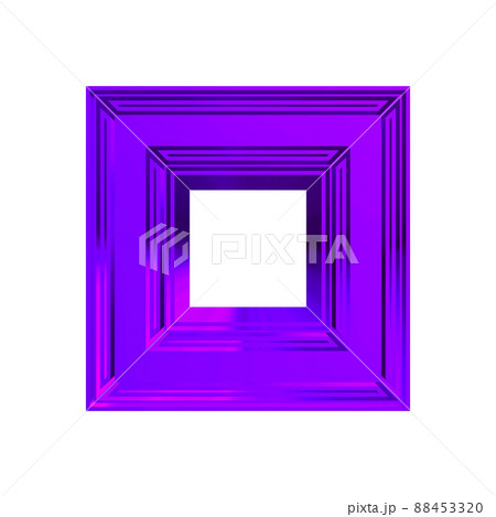 Violet decorative letter isolated on white background.Art font. Violet decorative letter isolated on white background.Art font. 88453320