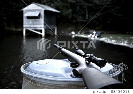 射撃練習場とターゲット 射撃練習場とターゲット 88454018