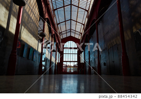 PORTO, PORTUGAL - APRIL 04, 2022: Hard Club one of the most iconic venues in the city. Formerly Ferreira Borges Market PORTO, PORTUGAL - APRIL 04, 2022: Hard Club one of the most iconic venues in the city. Formerly Ferreira Borges Market 88454342