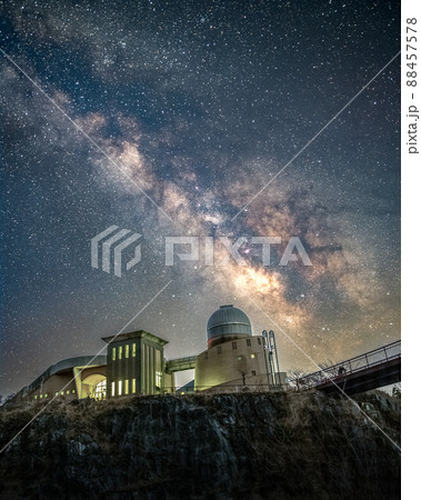 福島県田村市　星の村天文台の天の川 88457578