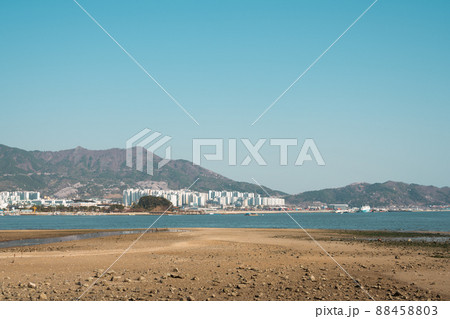 Jinhaeru beach park in Changwon, Korea Jinhaeru beach park in Changwon, Korea 88458803