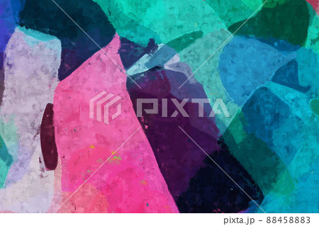 abstract oil painting rainbow geometric texture illustration abstract oil painting rainbow geometric texture illustration 88458883