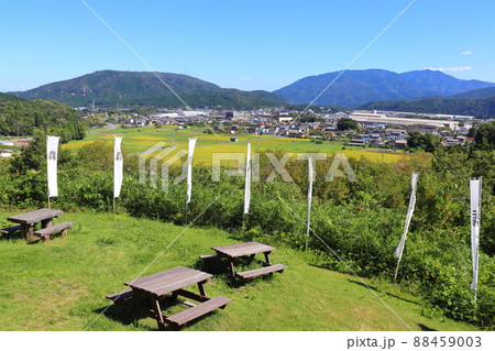 笹尾山・石田三成陣跡から眺める決戦地跡方面 88459003