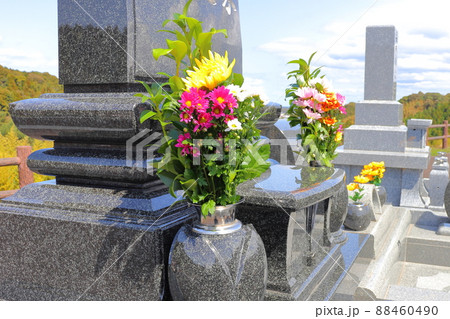 墓参り　花 88460490