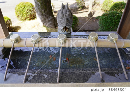 西明寺（川崎市中原区）手水舎 88463304