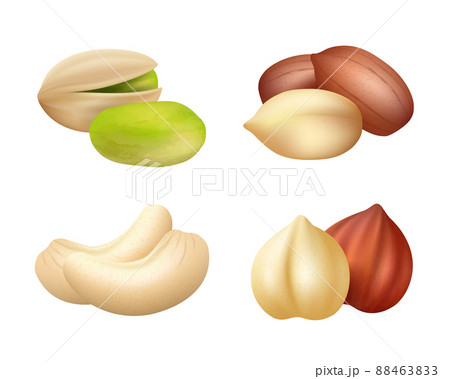 Nuts realistic. Mixed seeds dry food dried cashew pictures of nuts 88463833