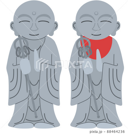 お地蔵様のイラスト 88464236