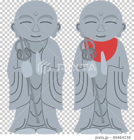 お地蔵様のイラスト 88464236