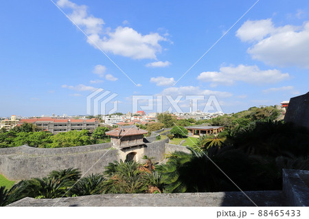 沖縄　那覇　首里城から見る那覇の街並み 88465433