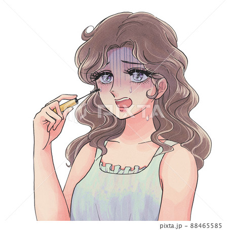 昭和漫画風・化粧が濃くなりすぎたお姉さん 88465585