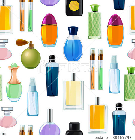 perfume bottles pattern or background illustration perfume bottles pattern or background illustration 88465798