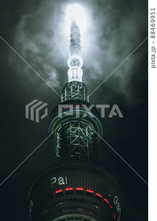 混沌とした東京スカイツリー 88469951
