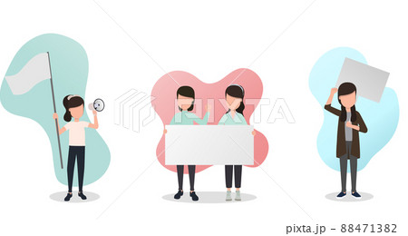 Isolated collection set of protester 88471382