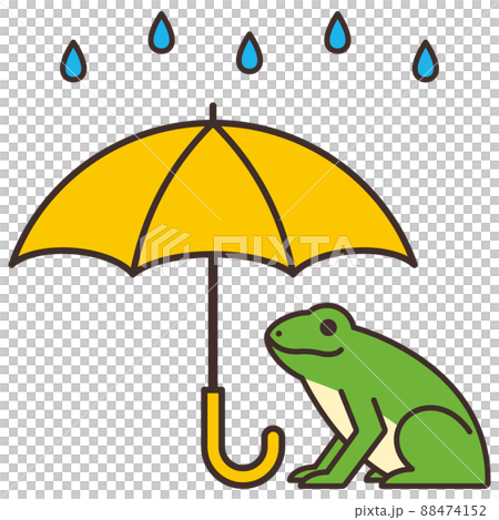 黃傘蛙雨季套裝簡單 88474152