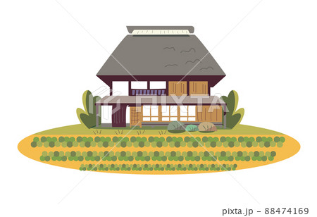 農家の家　家屋　田舎 88474169
