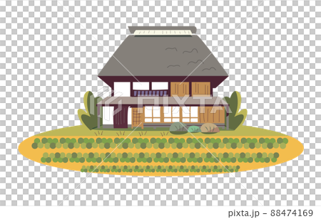 農家の家　家屋　田舎 88474169
