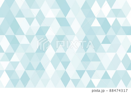 正三角形のランダムパターン背景（水色） 88474317