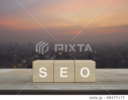 Technology search engine optimization ranking concept 88475175