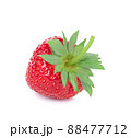 Strawberry. Fresh ripe berry isolated on white background. 88477712