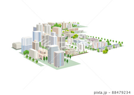 美しい街並みと楽しい暮らし。人々が明るく楽しく暮らせる街づくり。 美しい街並みと楽しい暮らし。人々が明るく楽しく暮らせる街づくり。 88479234