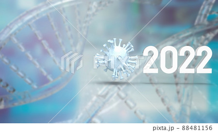 The virus and 2022 number for outbreaks or medical concept 3d rendering The virus and 2022 number for outbreaks or medical concept 3d rendering 88481156