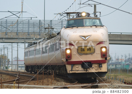 北陸本線　加賀笠間－美川　JR西日本　489系　H04編成（金沢）　臨時 88482300