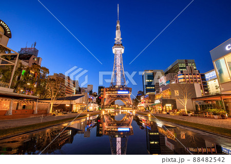 名古屋市　名古屋テレビ塔の夜景 88482542