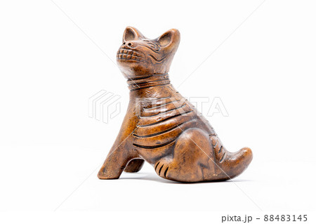 Traditional day of the dead Xolo dog ceramic statue 88483145