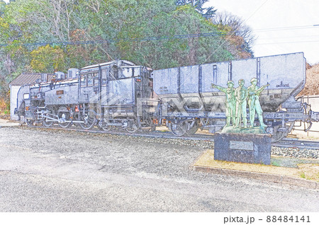 直方石炭記念館に静態保存C-11-13号蒸気機関車 88484141