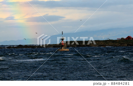 虹の津軽海峡大間崎 88484281