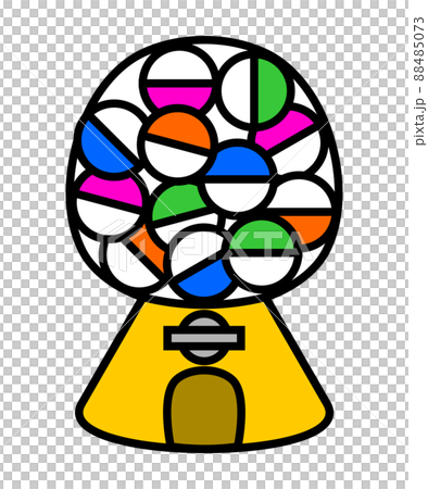 カプセルトイのイラスト素材 カプセルトイのイラスト素材 88485073