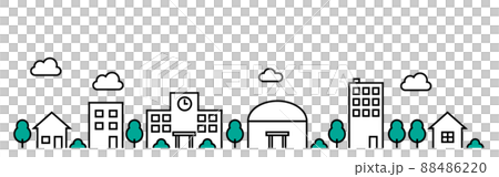 Cityscape with school 88486220