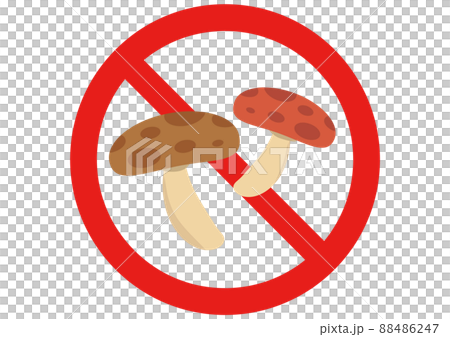 Mushroom allergy collection prohibition danger etc. 88486247