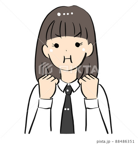 やる気 ガッツポーズ 女性 やる気 ガッツポーズ 女性 88486351