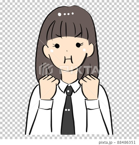 やる気 ガッツポーズ 女性 やる気 ガッツポーズ 女性 88486351