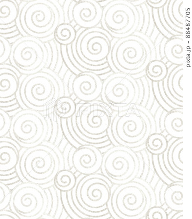 Seigaiha silver foil pattern Seigaiha silver foil pattern 88487705