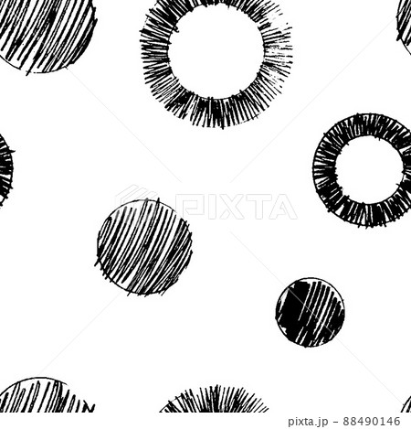 Seamless texture from geometric shapes. Vector illustration template 88490146