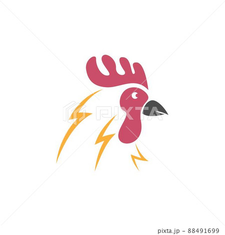 Chicken animal icon logo design illustration template vector 88491699