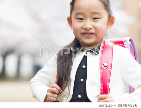 小学校に入学する女の子 小学校に入学する女の子 88494550
