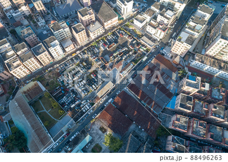 Aerial view of urban village landscape in Shenzhen city,China 88496263