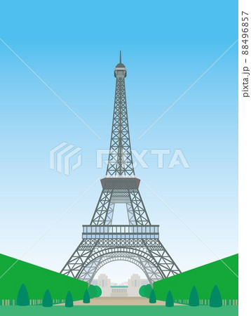 エッフェル塔 Tour Eiffel パリ Parisのイラスト素材