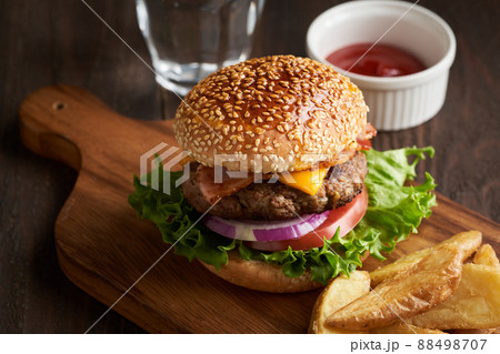 ハンバーガー ハンバーガー 88498707
