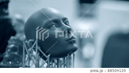 Objects photopolymer printed on stereolithography 3D printer, 88504120