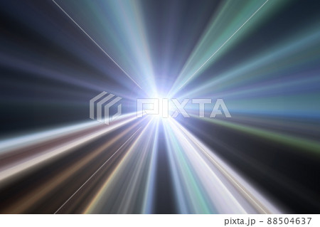 宇宙空間のワープをイメージした背景素材（ワームホールのイメージ） 88504637