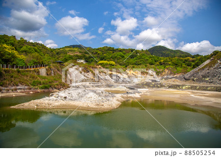 台湾陽明山硫磺谷の風景 台湾陽明山硫磺谷の風景 88505254