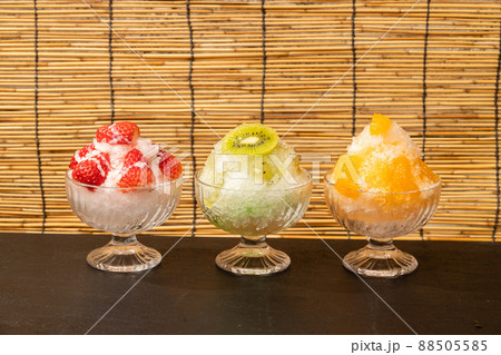 かき氷 Shaved ice that Asian foods かき氷 Shaved ice that Asian foods 88505585