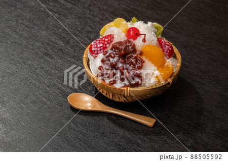 かき氷 Shaved ice that Asian foods かき氷 Shaved ice that Asian foods 88505592